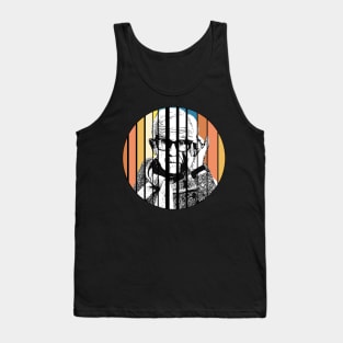 Leslie Jordan-Retro sun Tank Top